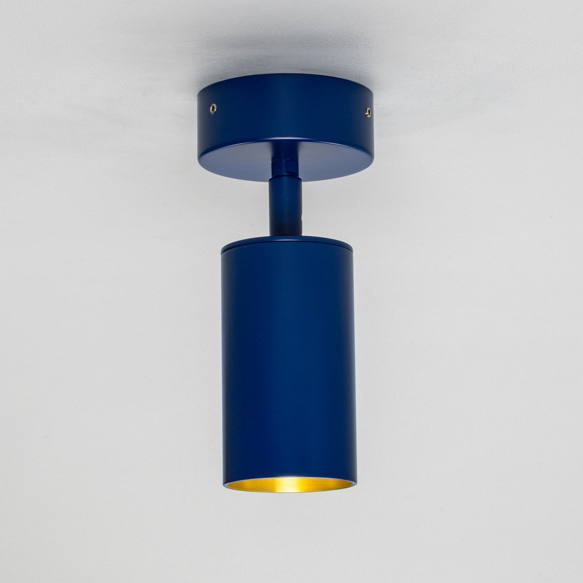 Evanston Directional Brass Ceiling Spotlight 8.5cm IP20