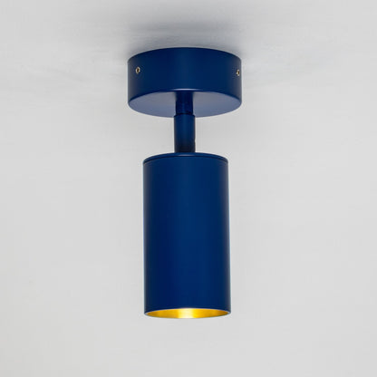 Evanston Directional Brass Ceiling Spotlight 8.5cm IP20