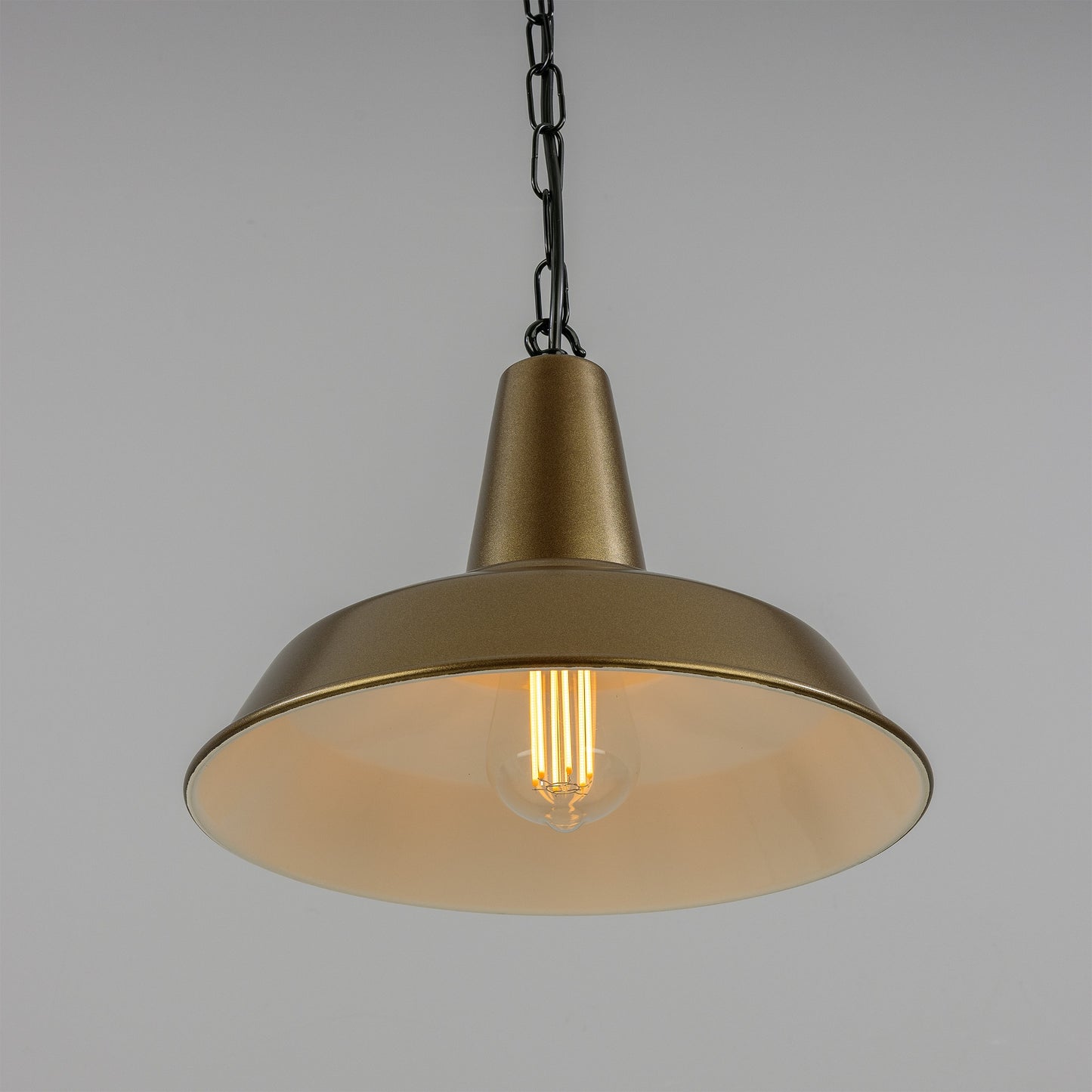 Hex Industrial Factory Pendant Light 30cm IP20