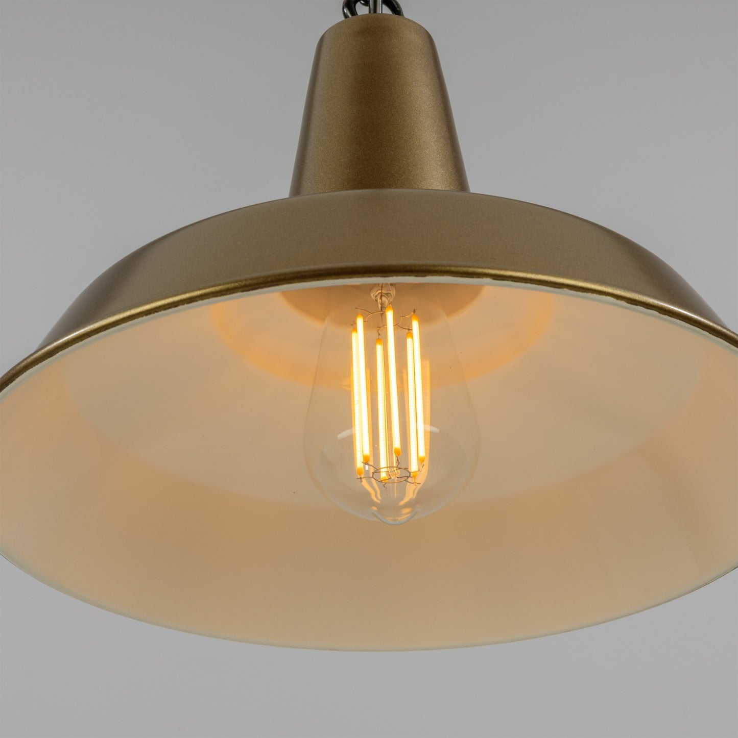 Hex Industrial Factory Pendant Light 30cm IP20