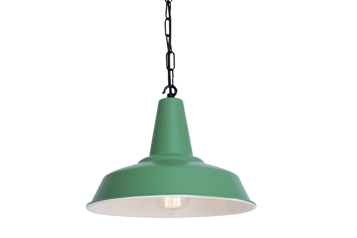 Hex Industrial Factory Pendant Light 30cm IP20