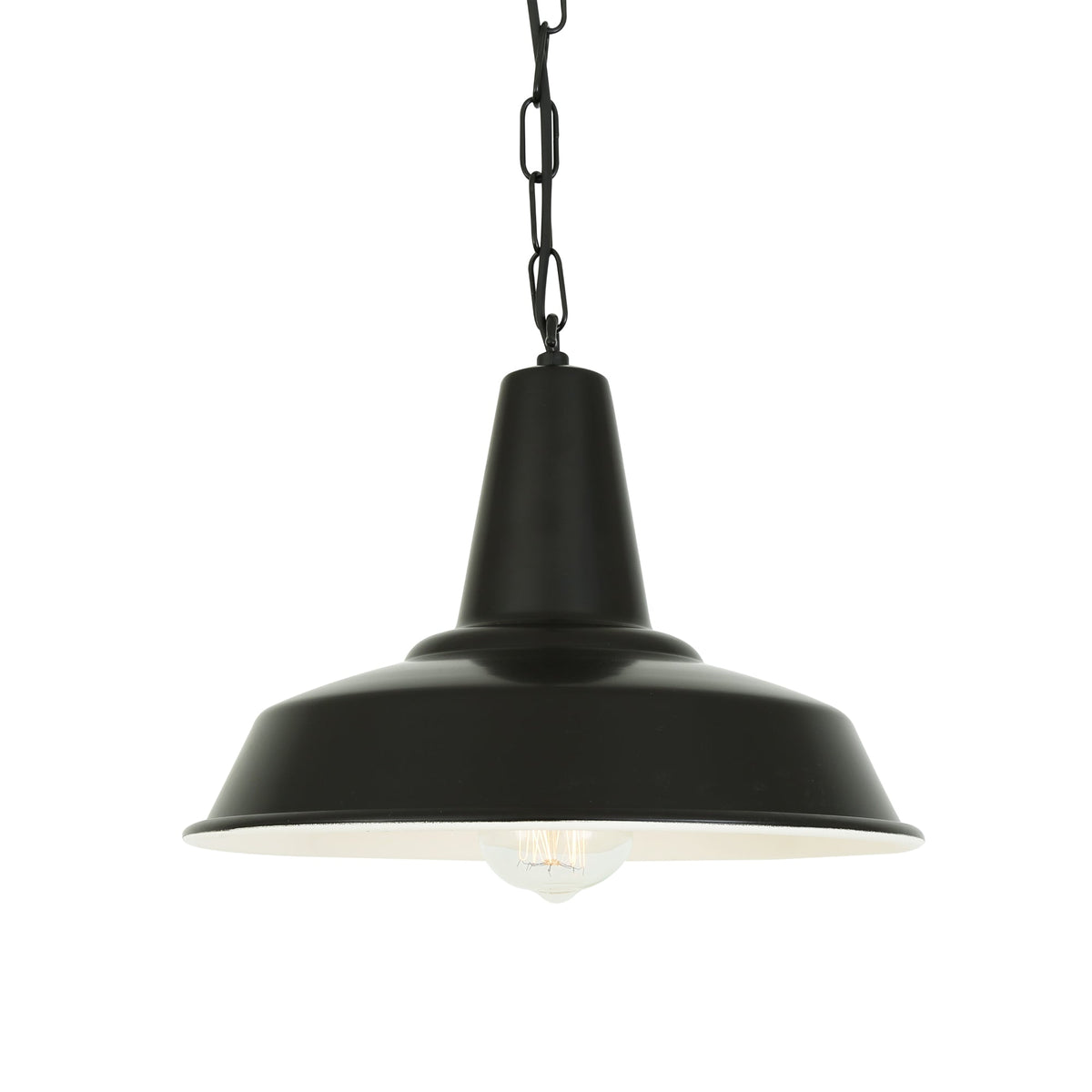 Hex Industrial Factory Pendant Light 30cm IP20