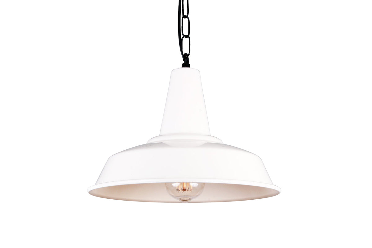 Hex Industrial Factory Pendant Light 30cm IP20