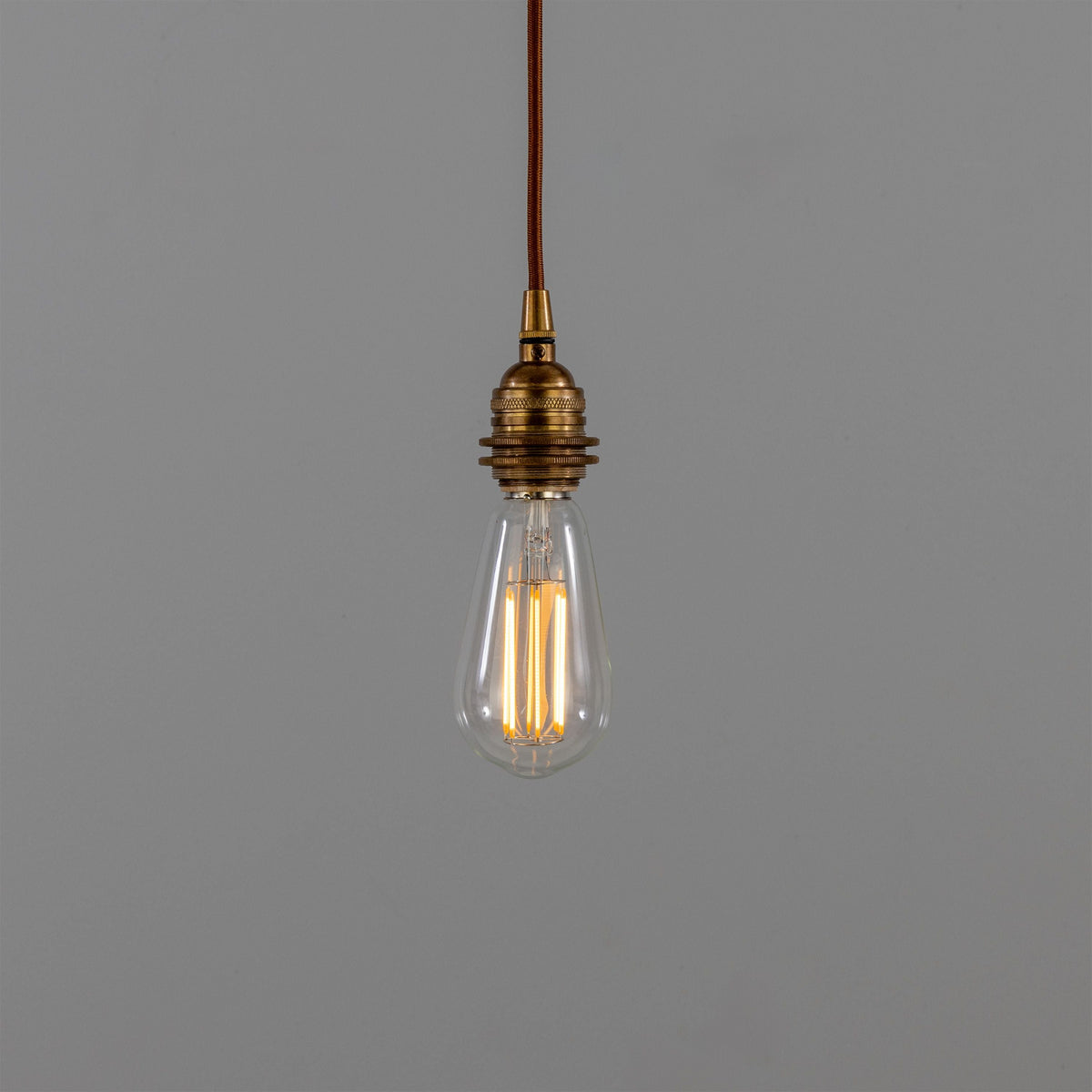 Lome Vintage Braided Pendant Light 8cm IP20