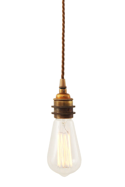 Lome Vintage Braided Pendant Light 8cm IP20