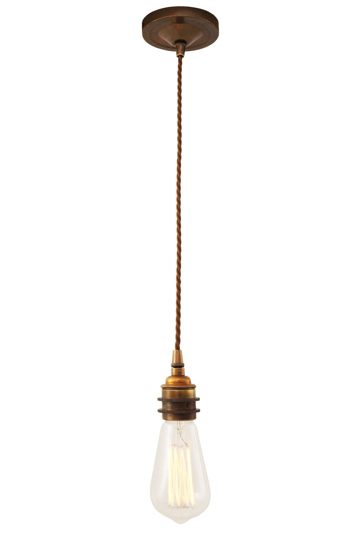 Lome Vintage Braided Pendant Light 8cm IP20
