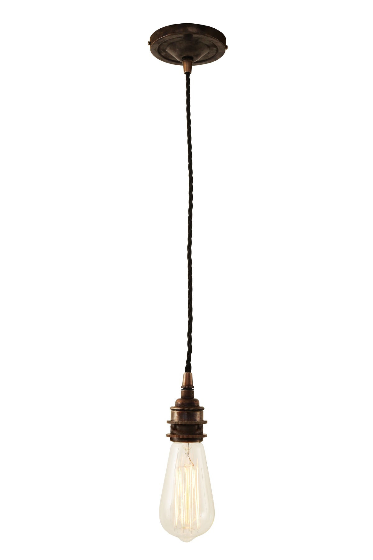 Lome Vintage Braided Pendant Light 8cm IP20