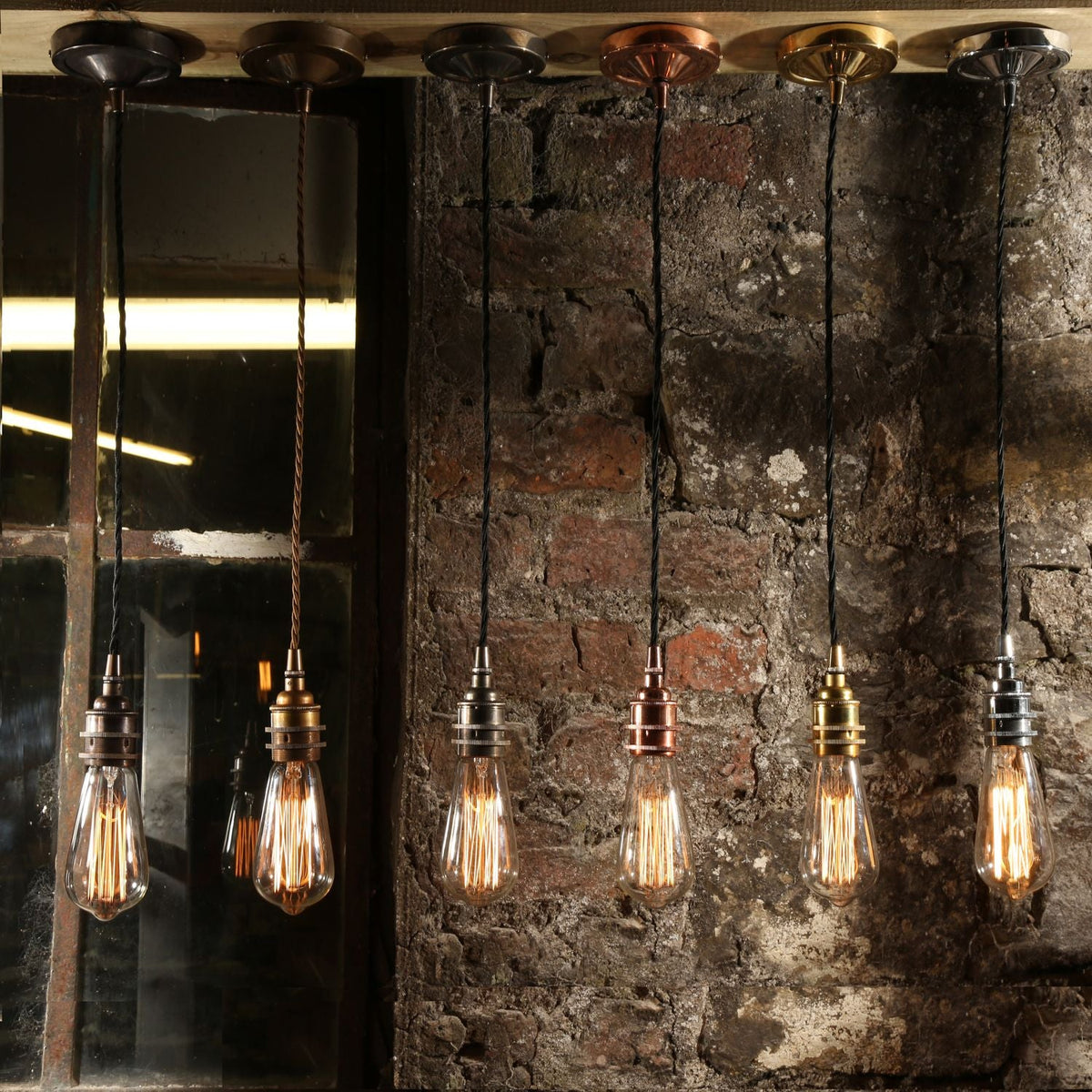 Lome Vintage Braided Pendant Light 8cm IP20