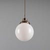 Gentry Opal Globe Pendant Light 20cm IP20
