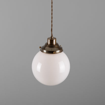 Gentry Opal Globe Pendant Light 20cm IP20