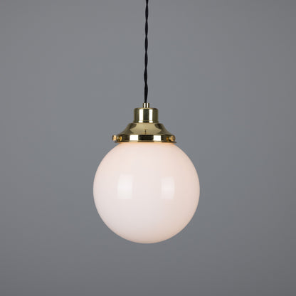 Gentry Opal Globe Pendant Light 20cm IP20