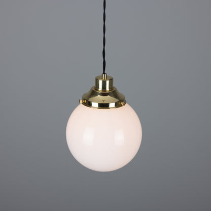 Gentry Opal Globe Pendant Light 20cm IP20