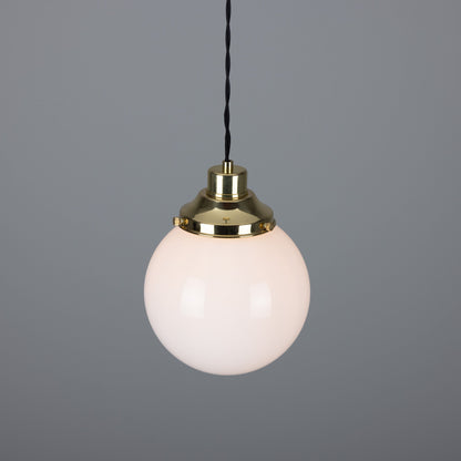 Gentry Opal Globe Pendant Light 20cm IP20