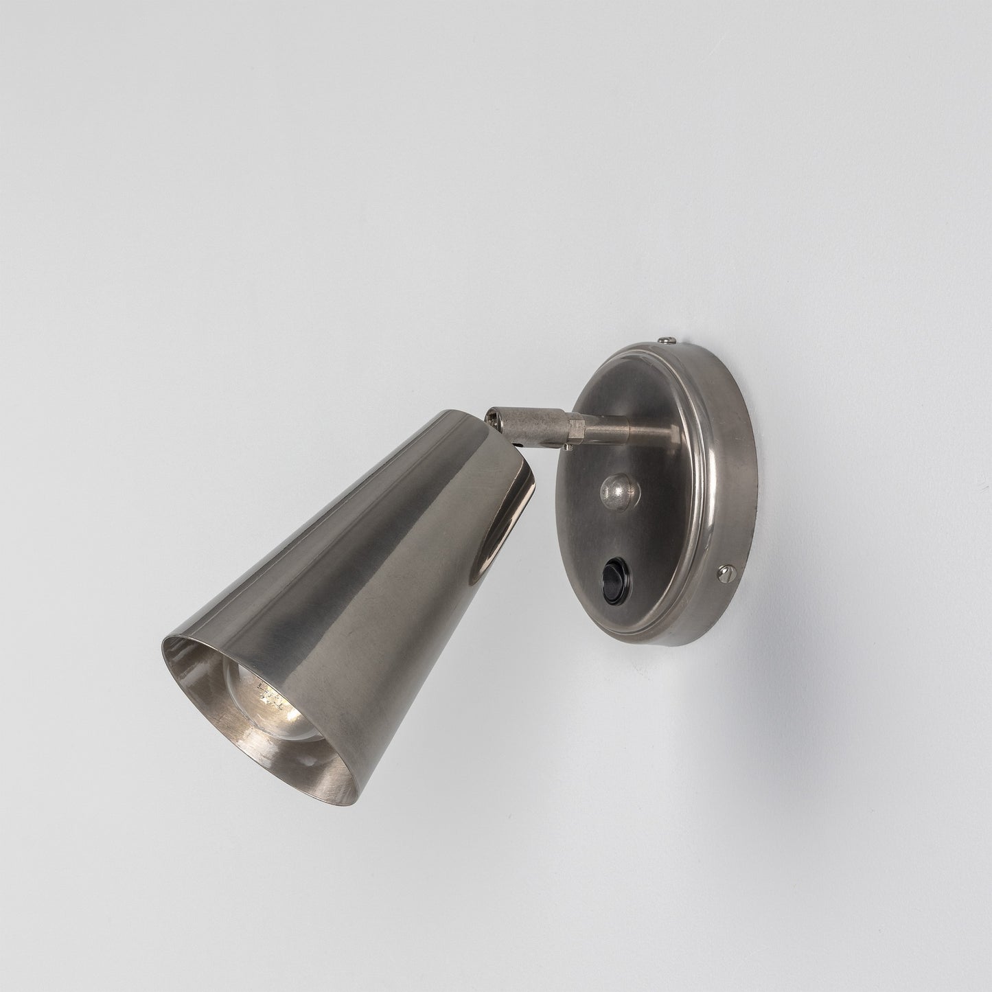 Cashel Adjustable Brass Cone Wall Light 12cm IP20