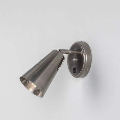 Cashel Adjustable Brass Cone Wall Light 12cm IP20