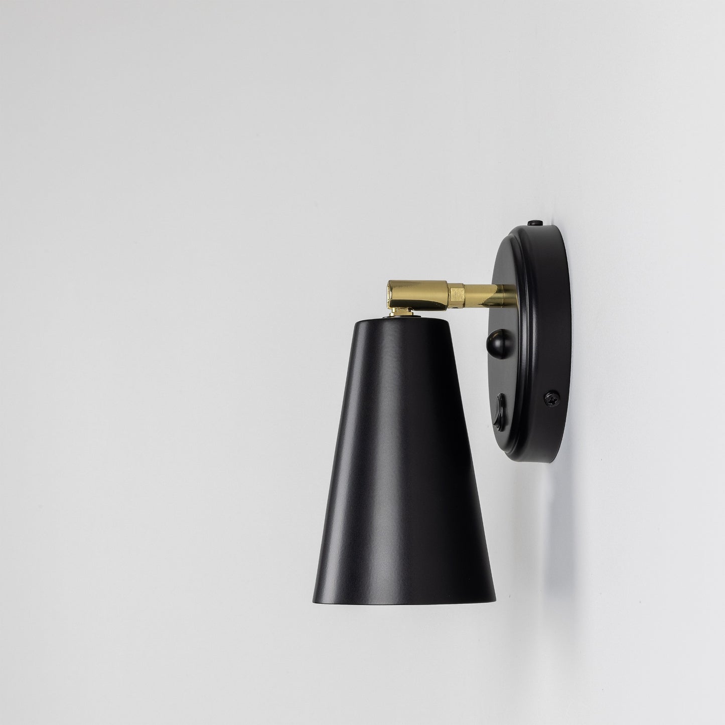 Cashel Adjustable Brass Cone Wall Light 12cm IP20