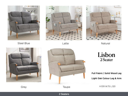 Lisbon 2 Seater Sofa