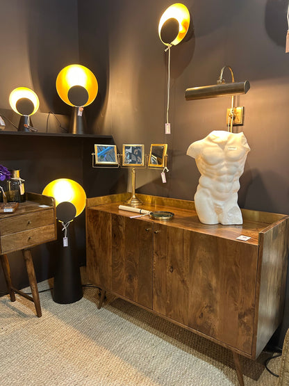 Niccolo 2-door brass-edged sideboard