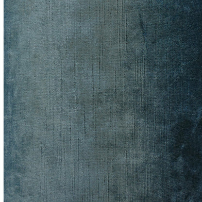 Brushed Brass Table Lamp with Teal Velvet Shade and Reading Light