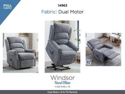 Windsor Electric Lift & Tilt Armchair – Dual Motor