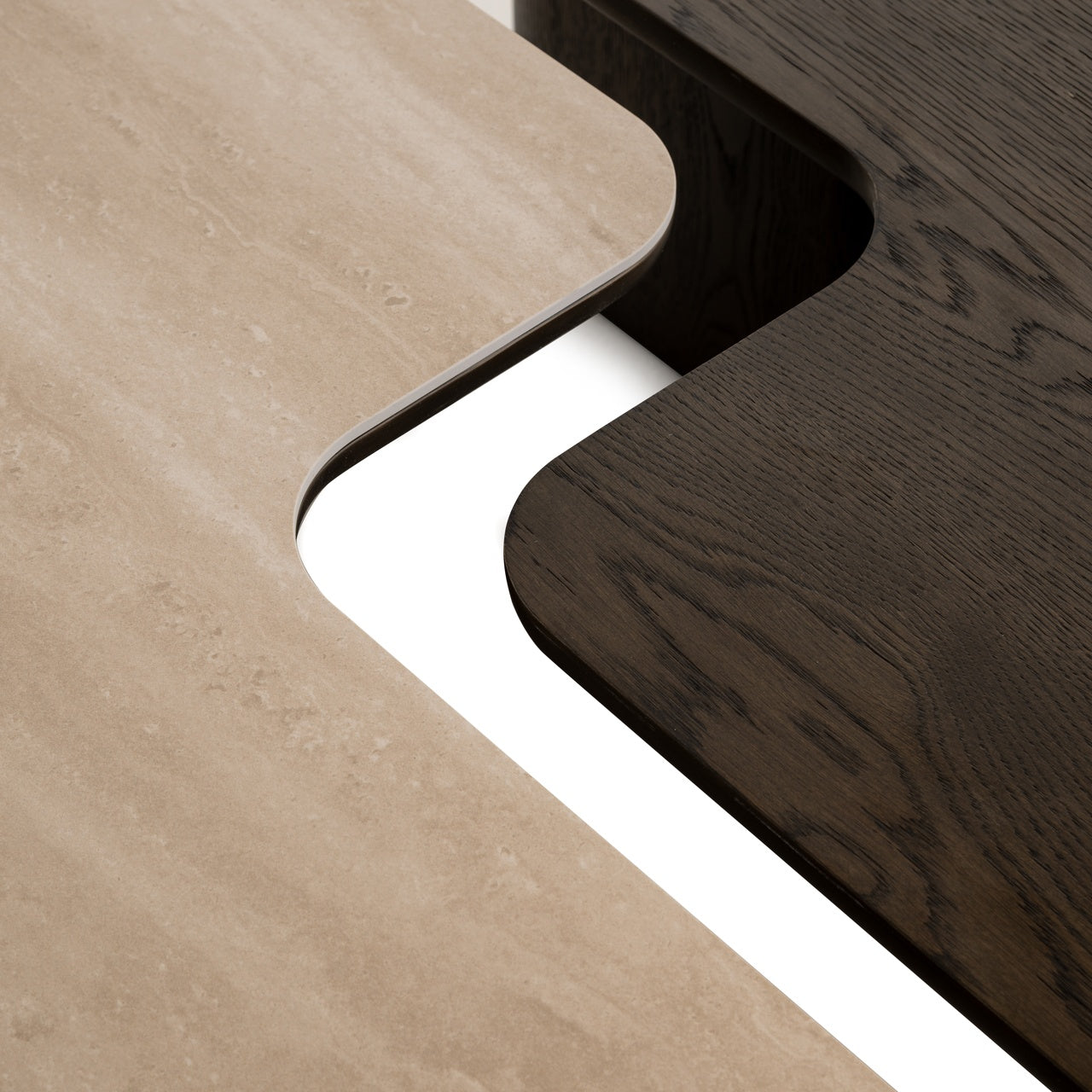 Nando Brown Coffee Table (Set of 2)