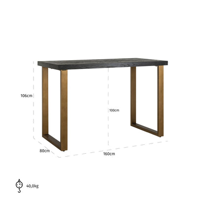 Blackbone Brass Bar Table