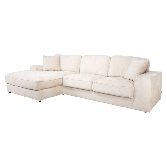 Santos Sofa Niagara Beige (2.5-Seater + Lounge Left)