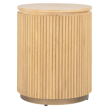 Belfort Side Table Natural Oak