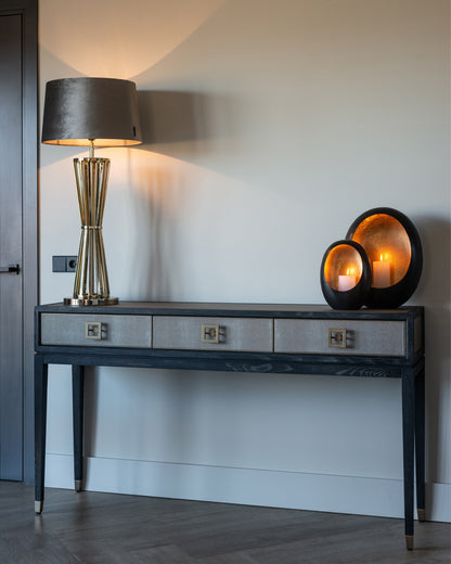 Bloomville 3-drawer Console Gold