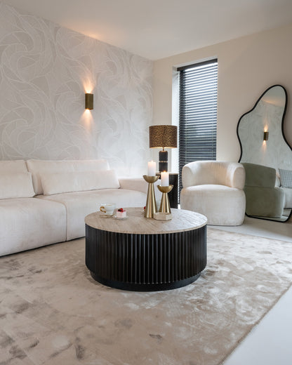 Aldon Black Metal Mirror