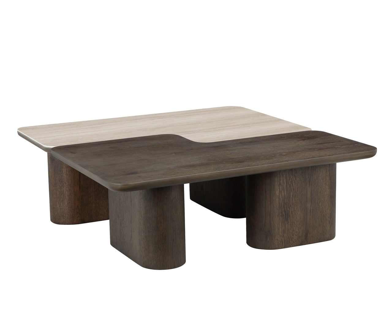 Nando Brown Coffee Table (Set of 2)