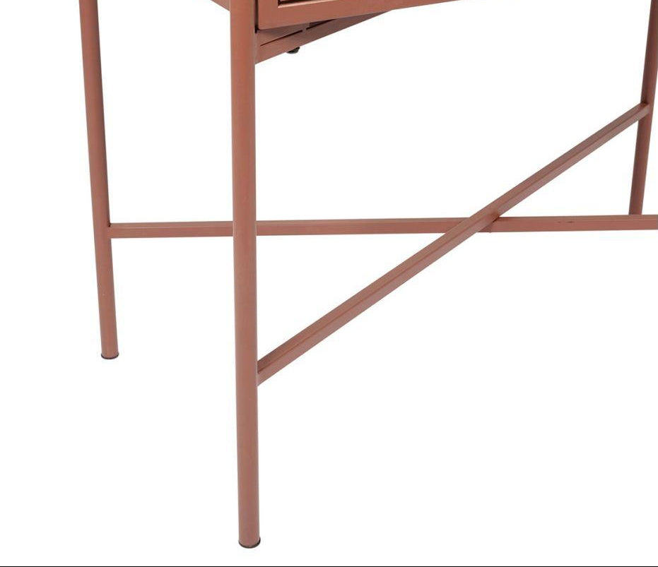 Lery Cabinet Ivory & Terracotta