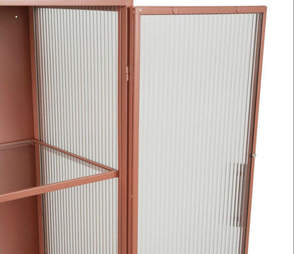 Lery Cabinet Ivory & Terracotta