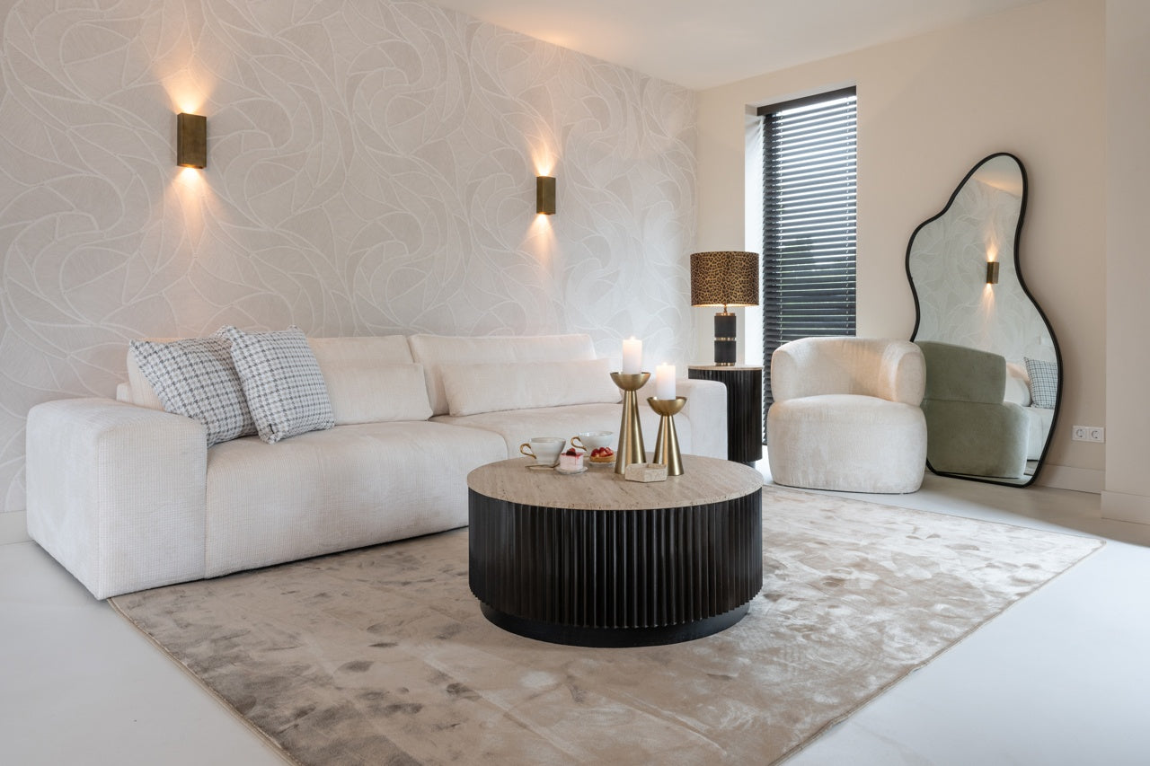 Aldon Black Metal Mirror