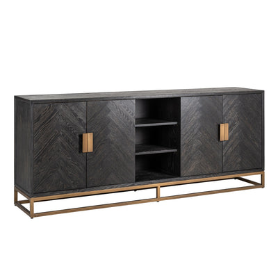 Blackbone 4 Door Sideboard Gold