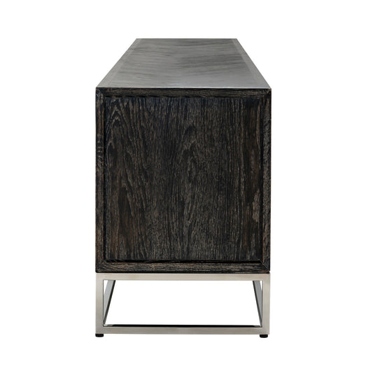 Blackbone Silver TV Unit 220