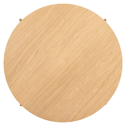 Belfort Round Coffee Table Natural Oak