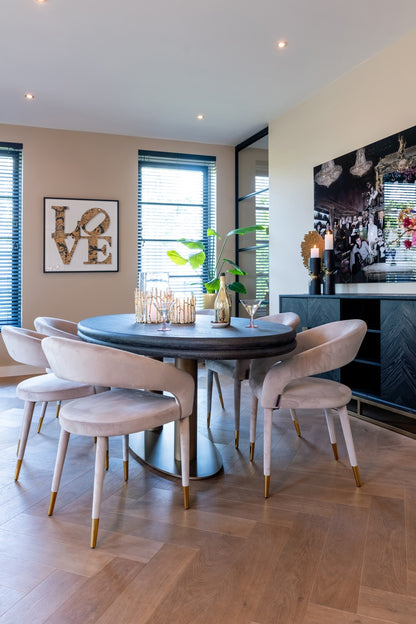 Blackbone 4 Door Sideboard Gold