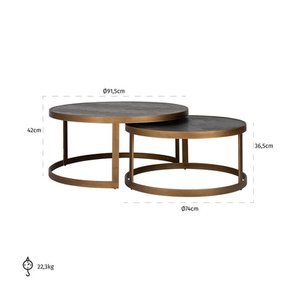 Blackbone Brass Coffee Tables