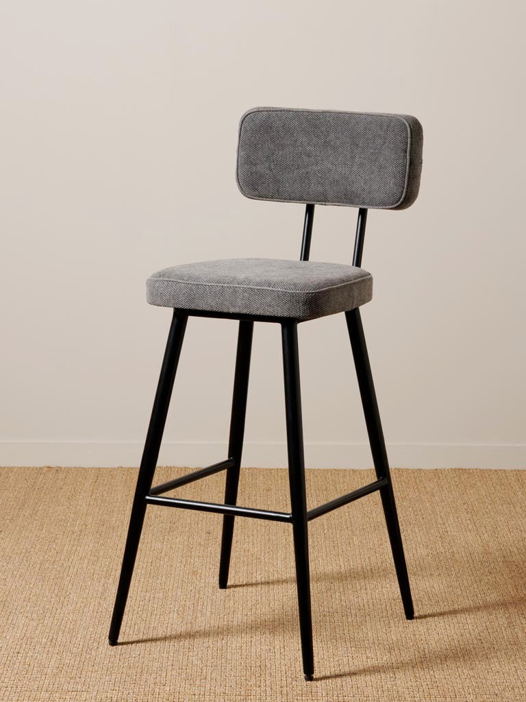 Fairfax grey stonewashed bar Chair (Sold as 2)