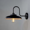 Telal Industrial Brass Factory Swan Neck Wall Light 32cm
