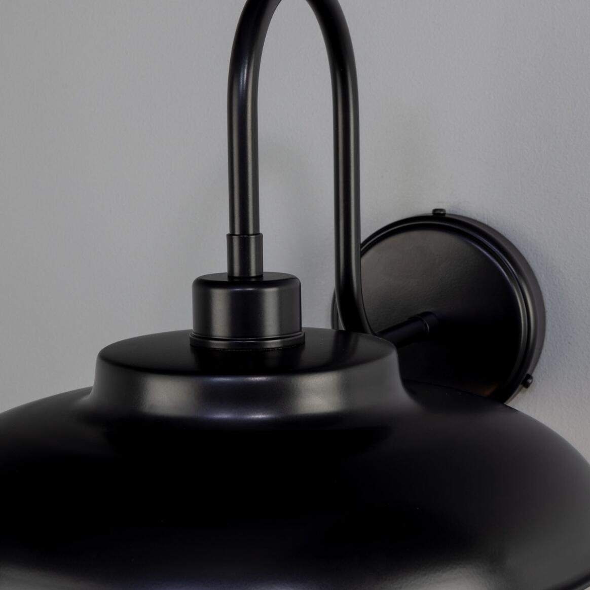 Telal Industrial Brass Factory Swan Neck Wall Light 32cm