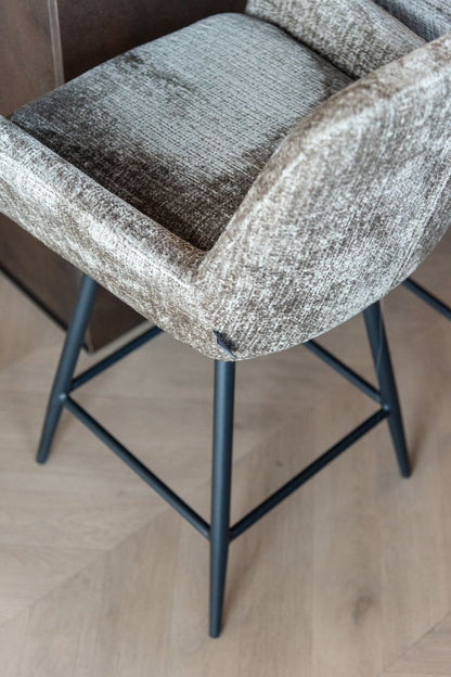 Linsey Khaki Bar Stool (Set of 2)