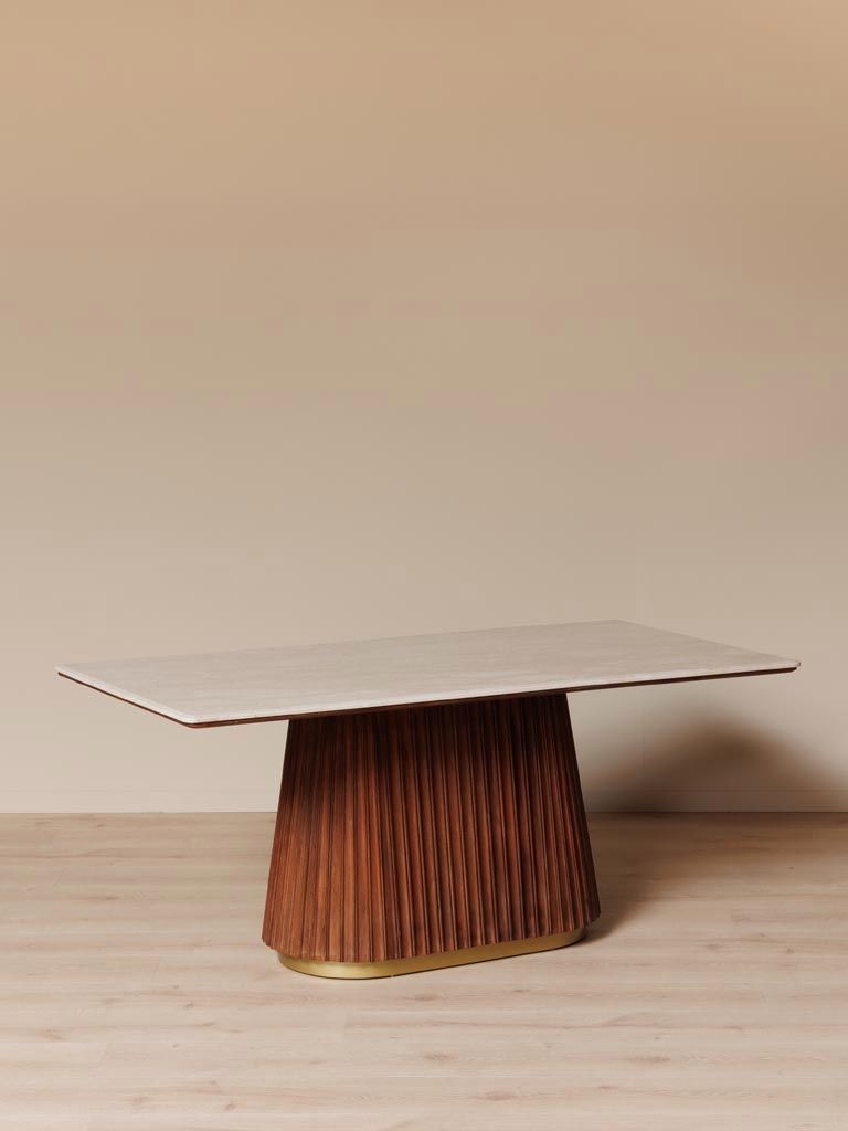 Obsidia Marble Dining Table