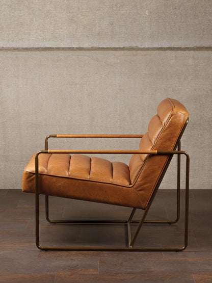 Makine Armchair with Square Armrests