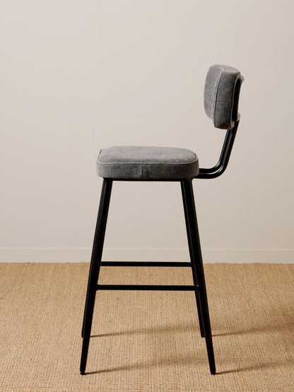 Fairfax grey stonewashed bar Chair (Sold as 2)