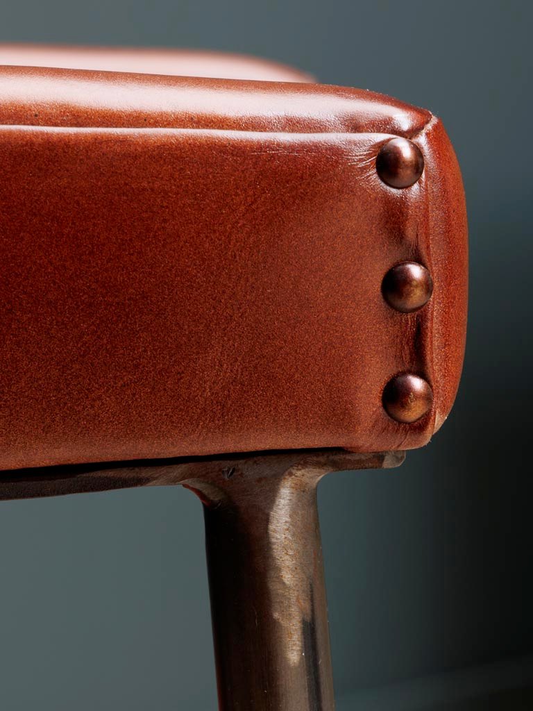 Cleveland Leather Bar Stool