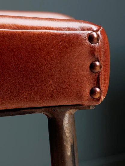 Cleveland Leather Bar Stool