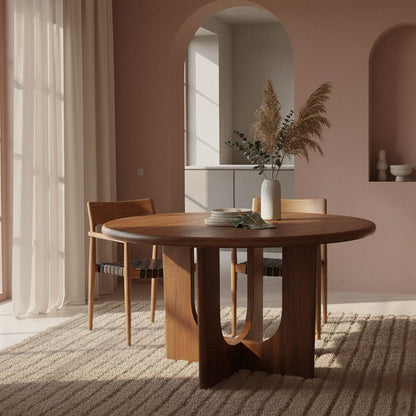 Bullnose Coliseo Round Dining Table 120 cm