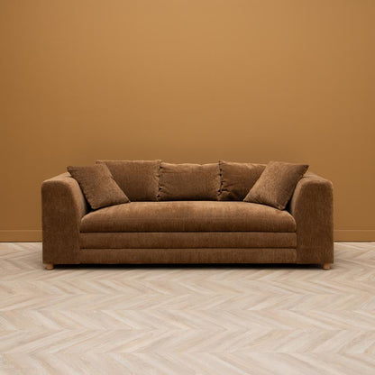 Castano Brown Sofa 3 Seater